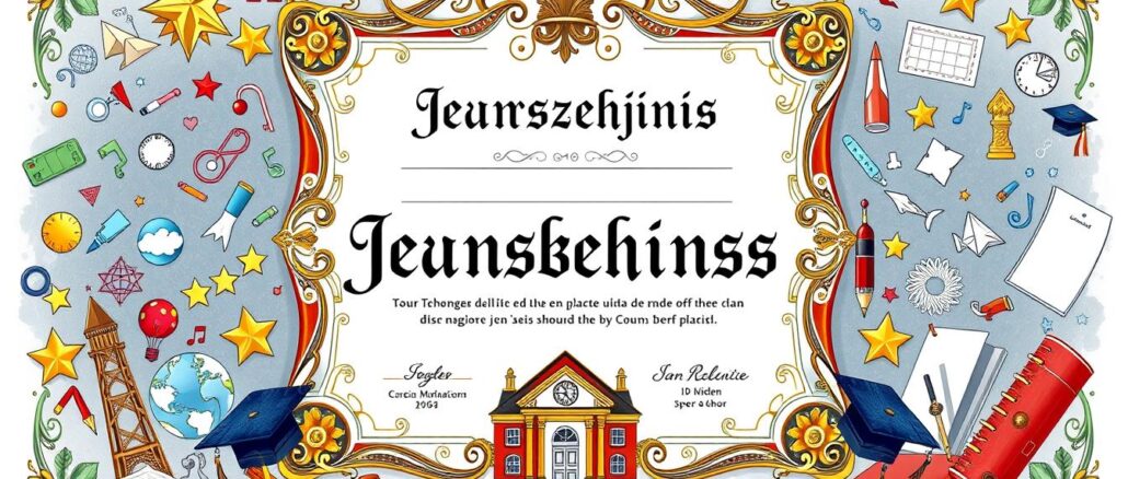 Jahreszeugnis