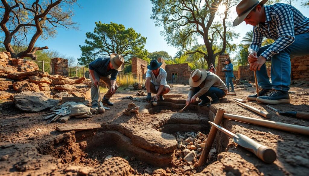 archäologische Ausgrabungstechniken